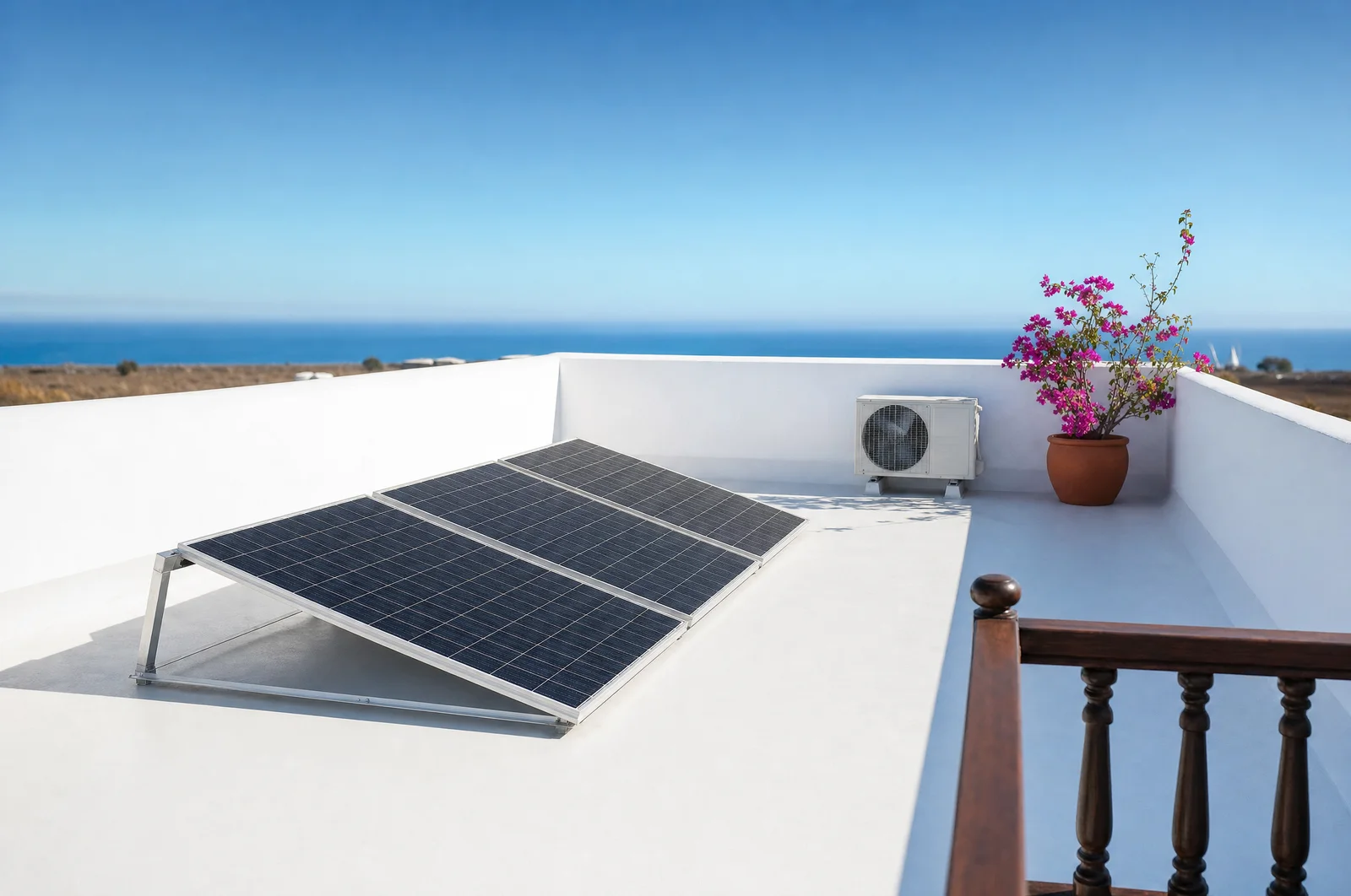 Solar panels and batteries